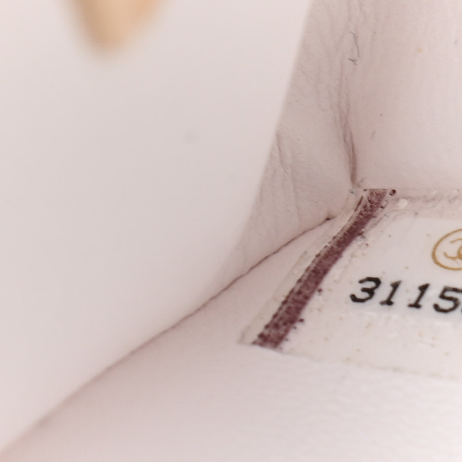 Chanel Caviar Quilted Mini Sweet Classic Flap White 7 of 9