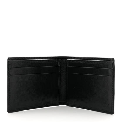 Gucci GG Supreme Monogram Azalea Calfskin Retro Interlocking G Bi-Fold Wallet Black 5 of 7