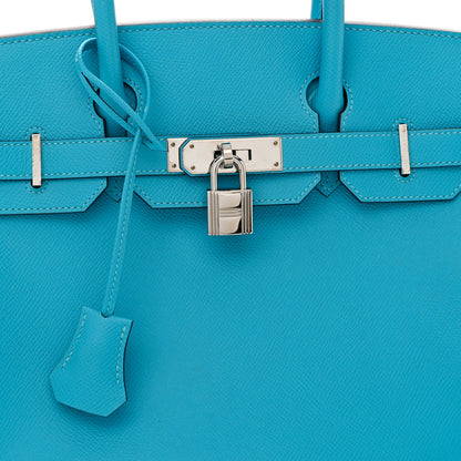 Hermes Epsom Birkin 30 Bleu du Nord 8 of 12