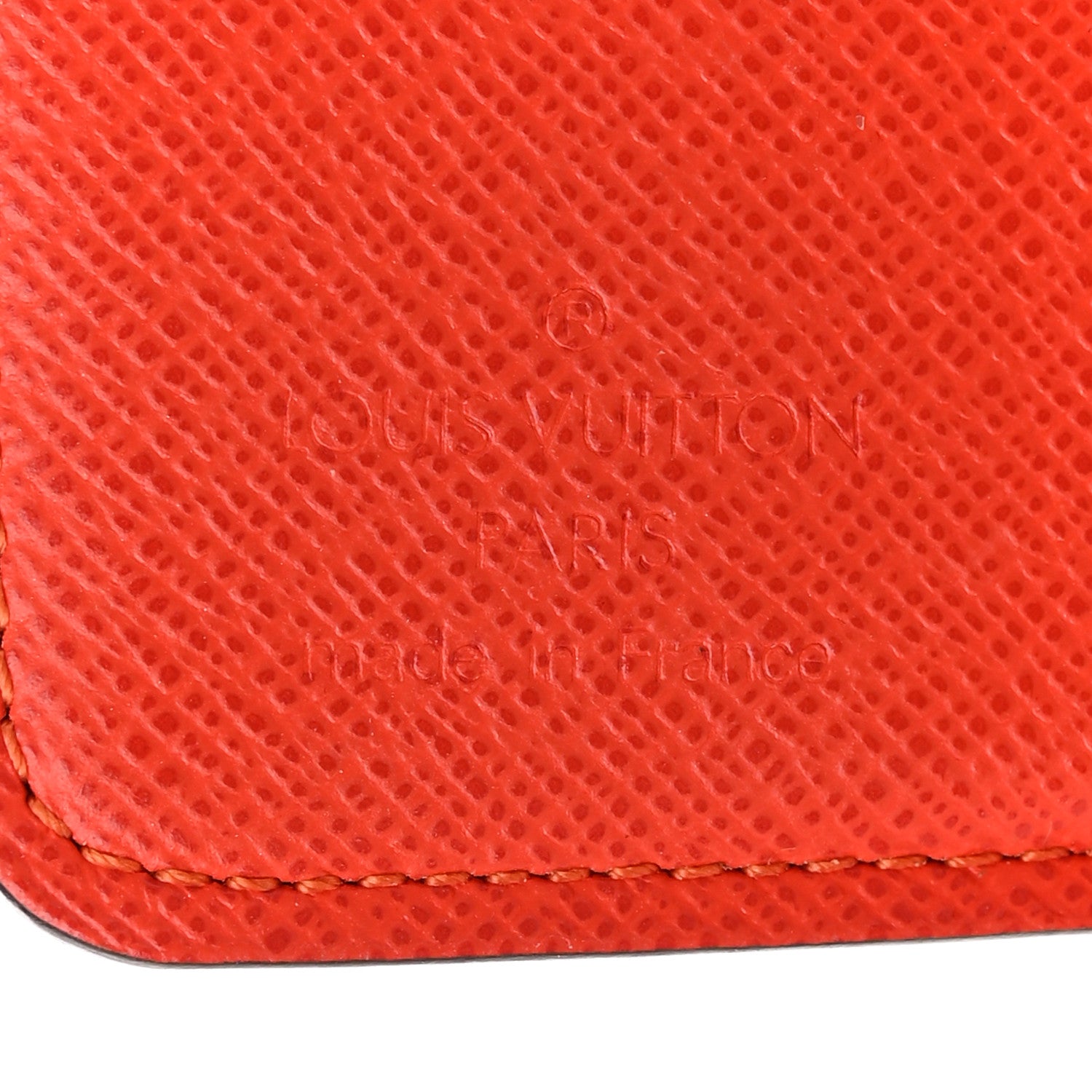 Louis Vuitton Monogram Perforated Compact Zipped Wallet Orange 7 of 11
