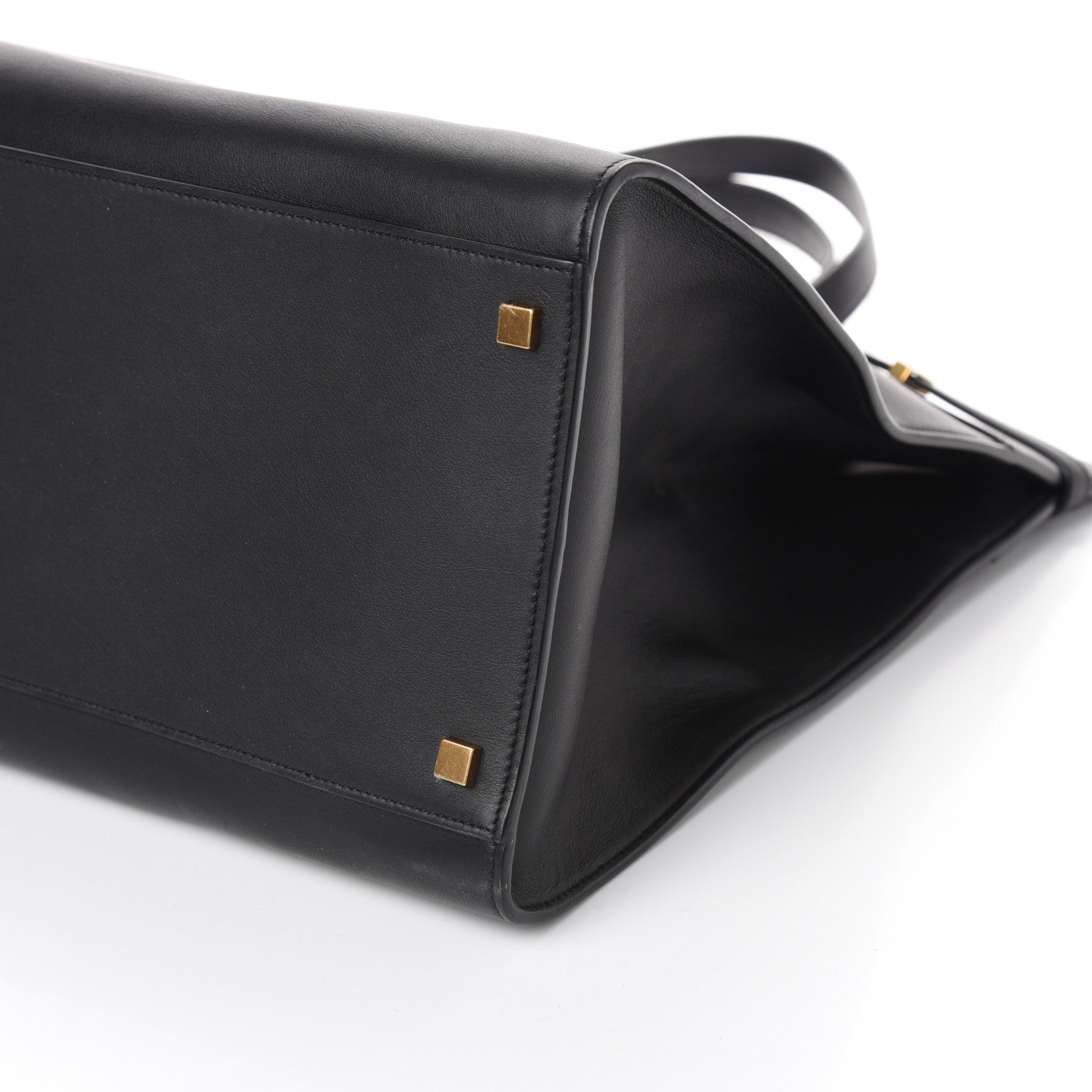 Saint Laurent Calfskin Large Manhattan Shopper Tote Black 10 of 10