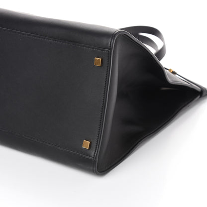 Saint Laurent Calfskin Large Manhattan Shopper Tote Black 10 of 10