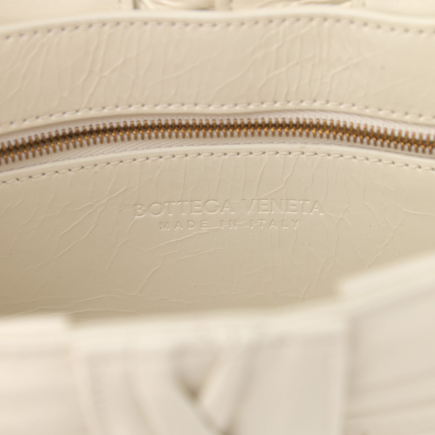 Bottega Veneta Calfskin Intreccio Plisse Cassette Crossbody Bag White 6 of 10