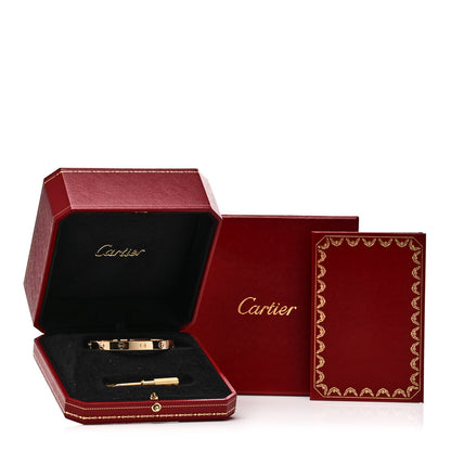 Cartier 18K Yellow Gold LOVE Bracelet 17 6 of 6