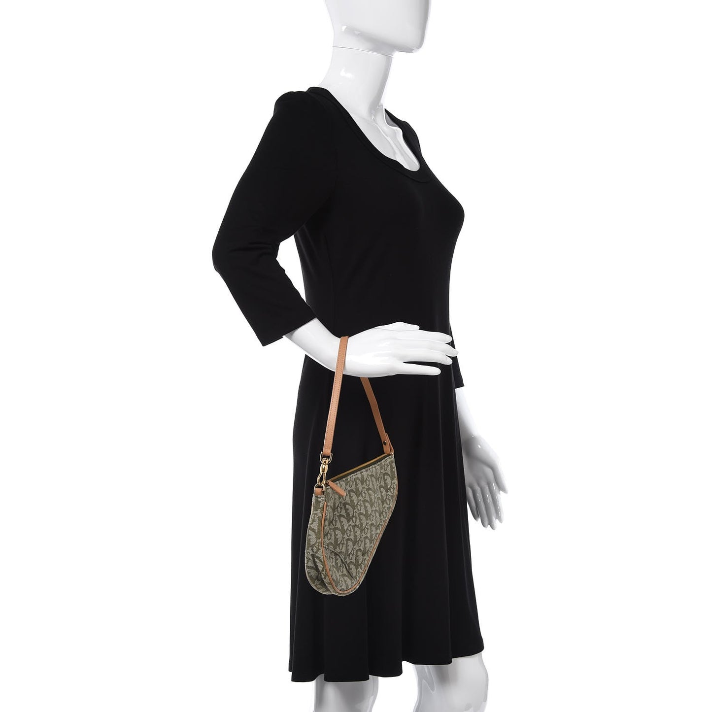 Monogram Mini Saddle Pochette Green