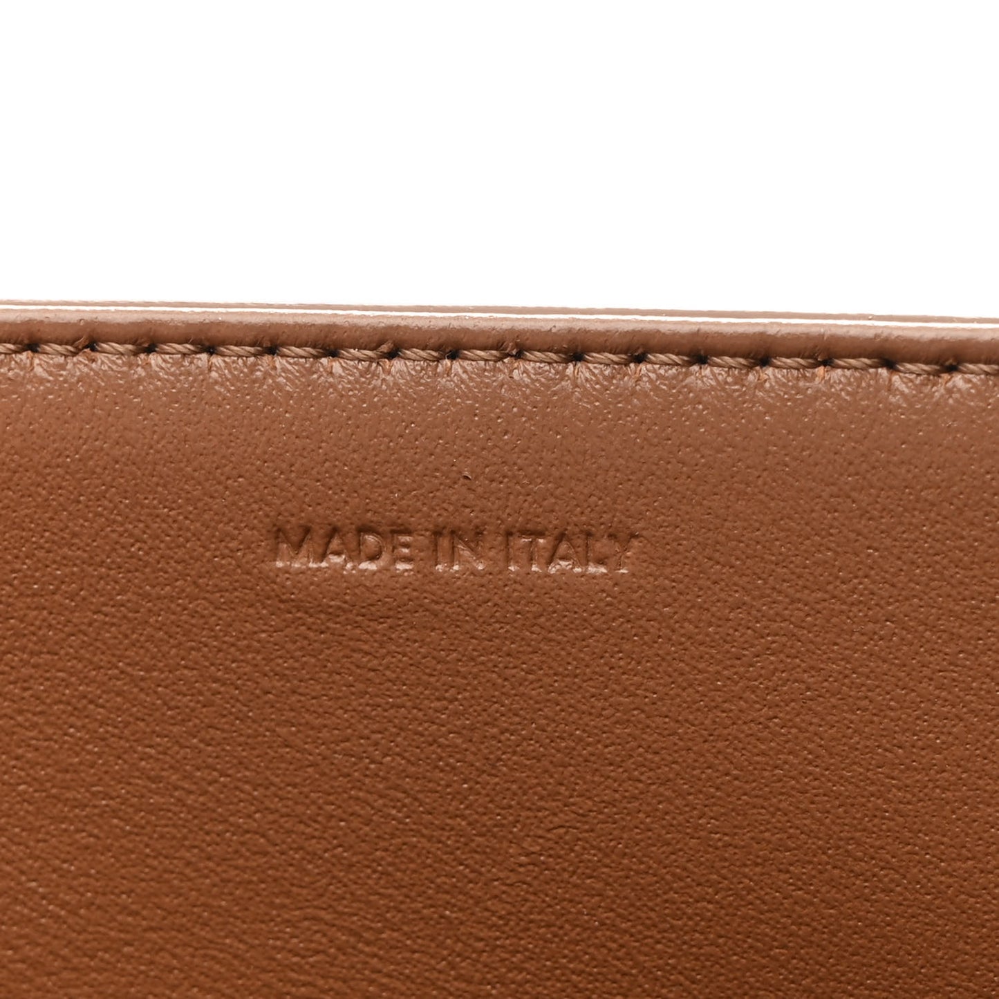 Shiny Calfskin Medium Triomphe Bronze