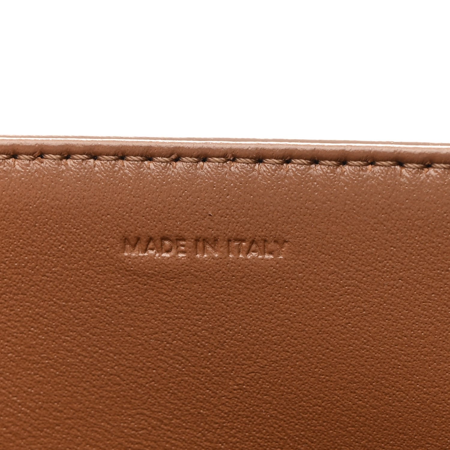 Celine Shiny Calfskin Medium Triomphe Bronze 7 of 11