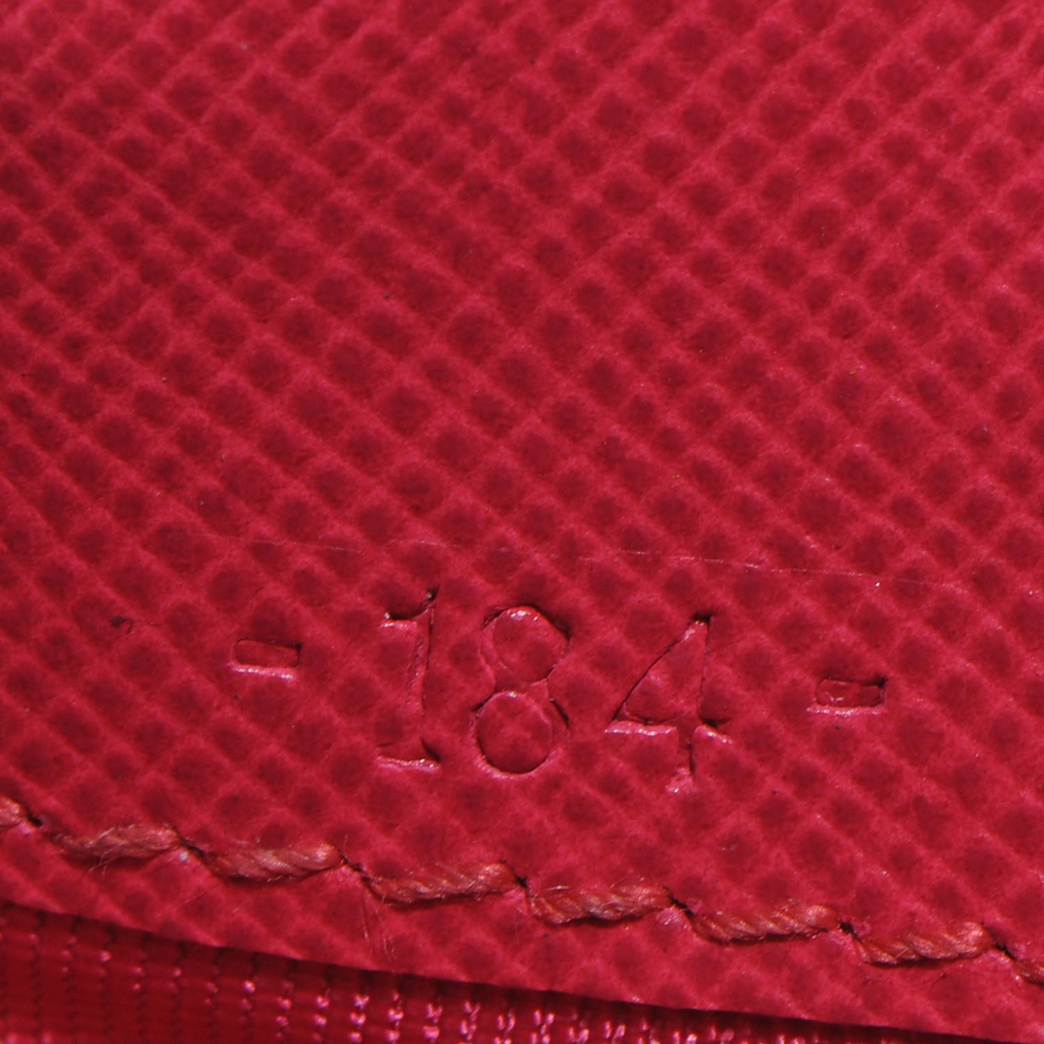 Prada Saffiano Card Case Peonia 8 of 8