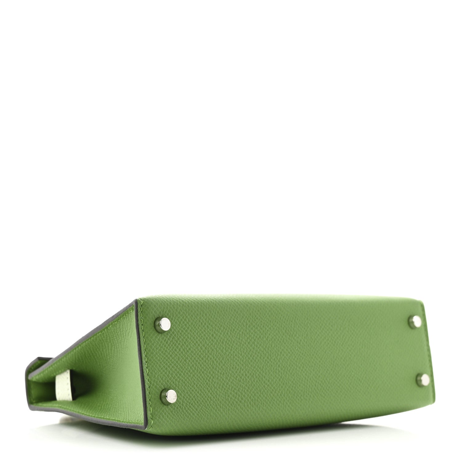 Hermes Epsom Tri-Color Mini Kelly Sellier 20 Vert Yucca Vert Fizz