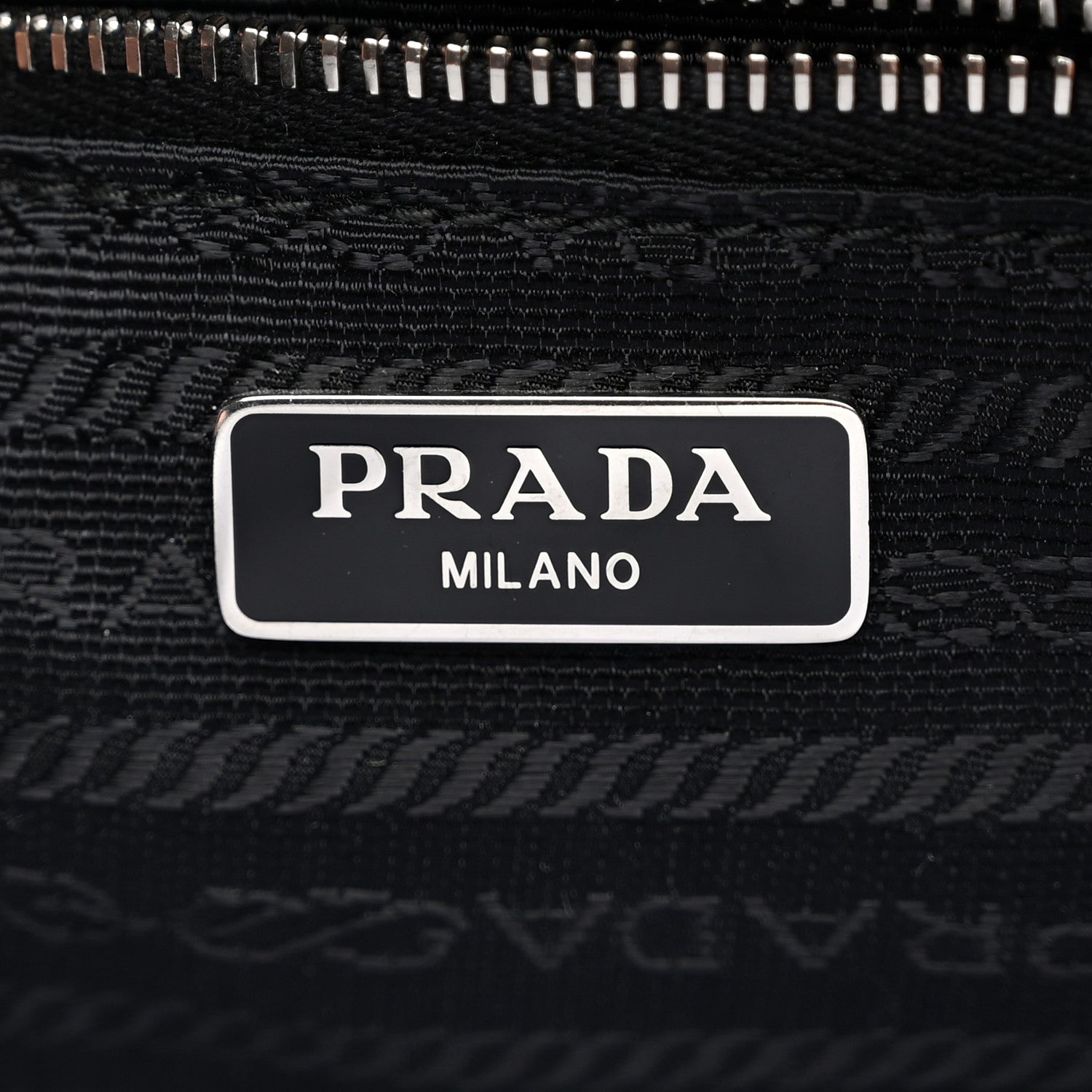 Prada Nylon Tessuto Impuntu Quilted Bandoliera Crossbody Bag Black 6 of 10
