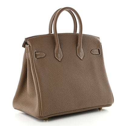 Hermes Togo Birkin 25 Etoupe 3 of 10
