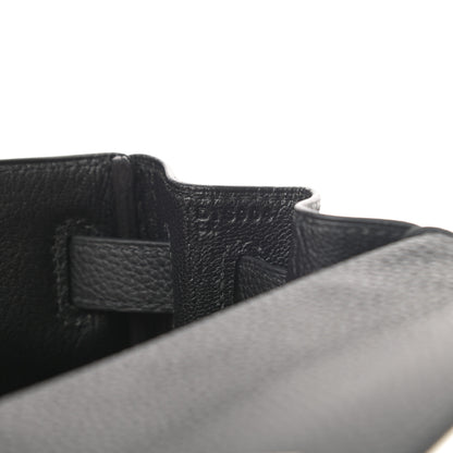 Hermes Togo Matte Alligator Kelly Retourne Touch 28 Black 7 of 12