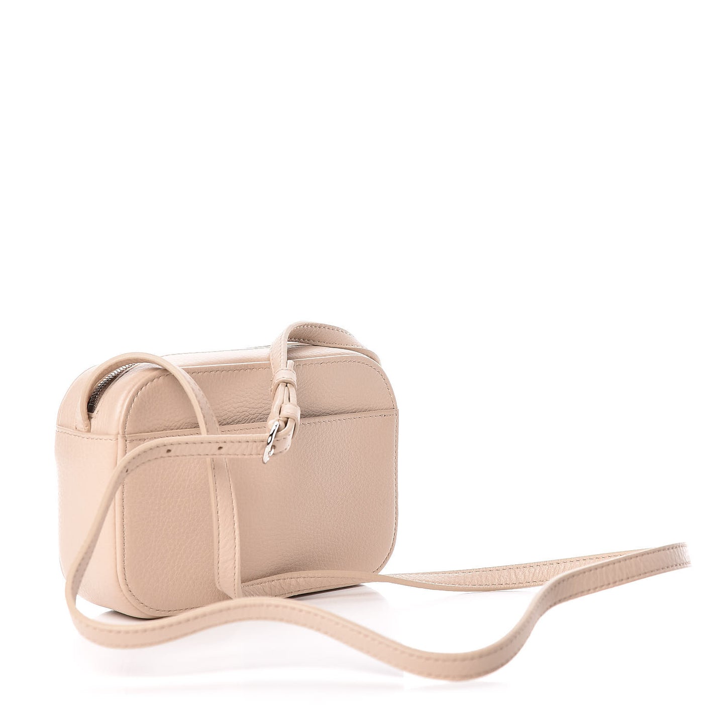 Calfskin Logo XS Everyday Camera Bag Light Beige Black