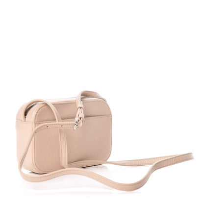 Balenciaga Calfskin Logo XS Everyday Camera Bag Light Beige Black 3 of 10