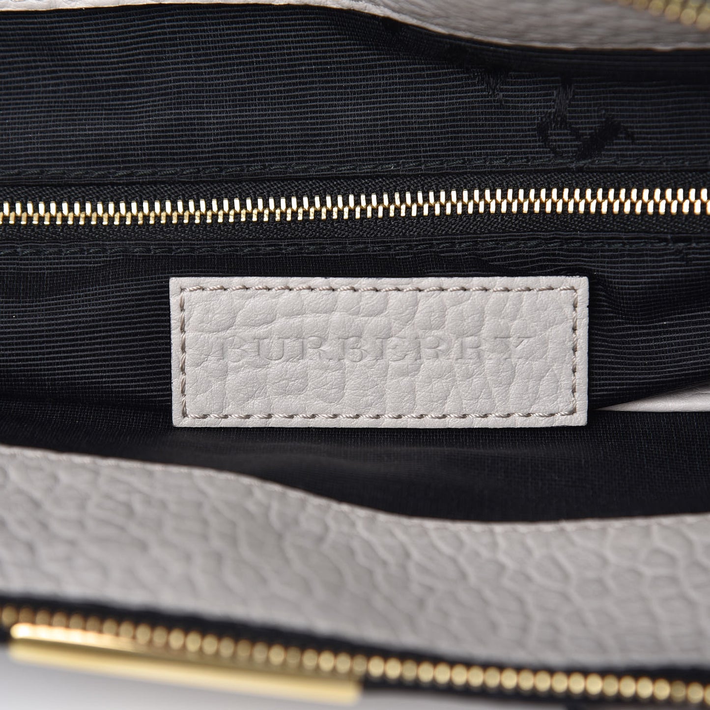 Heritage Grain Check Embossed Medium Dewsbury Tote Pale Grey