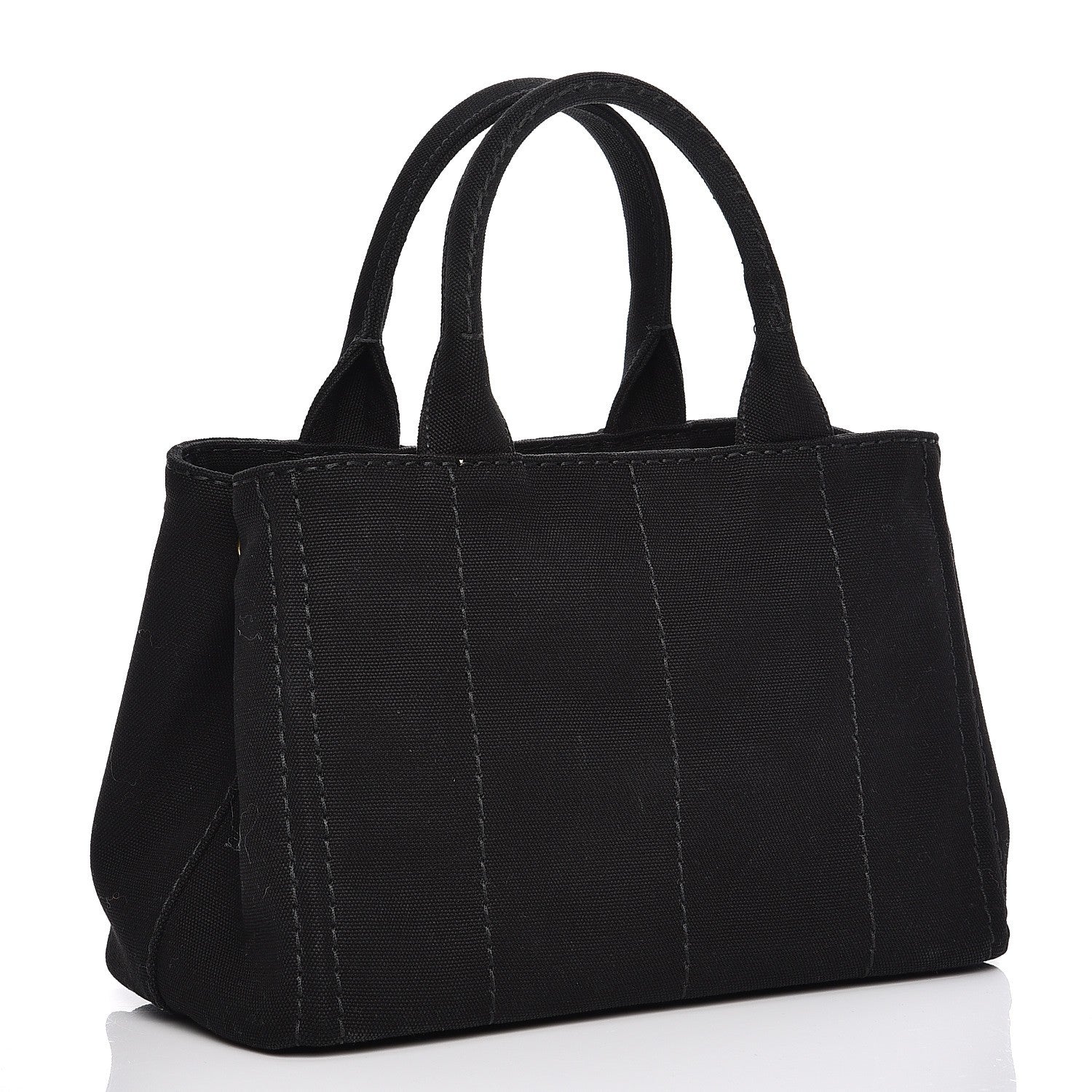Prada Canapa Small Logo Tote Black 3 of 8