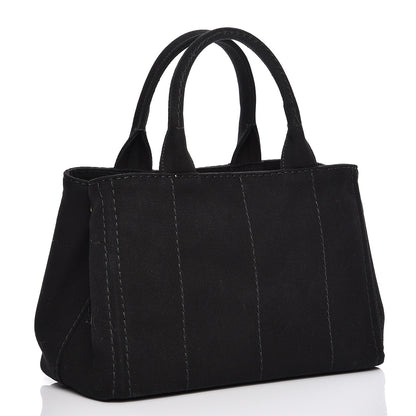 Prada Canapa Small Logo Tote Black 3 of 8