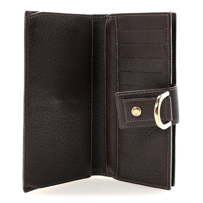 Gucci Monogram Abbey Continental Wallet Dark Brown 5 of 6
