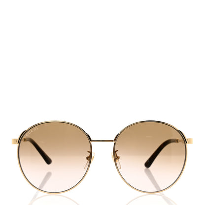 Gucci Web Round Sunglasses GG0206SK Gold 2 of 7