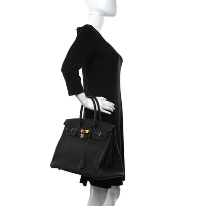 Hermes Togo Birkin 35 Black 2 of 12