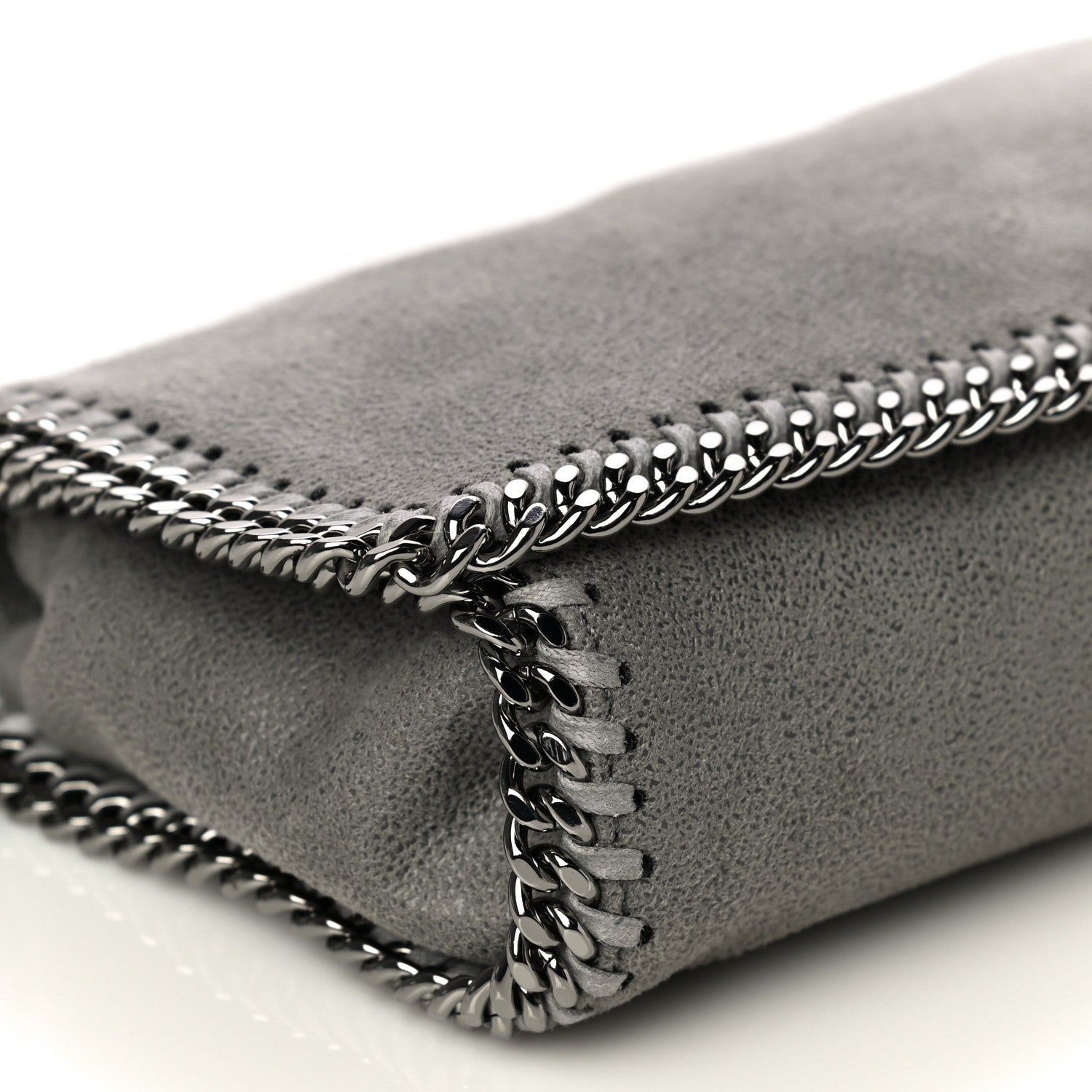 Stella McCartney Shaggy Deer Falabella Crossbody Bag Light Grey 9 of 10
