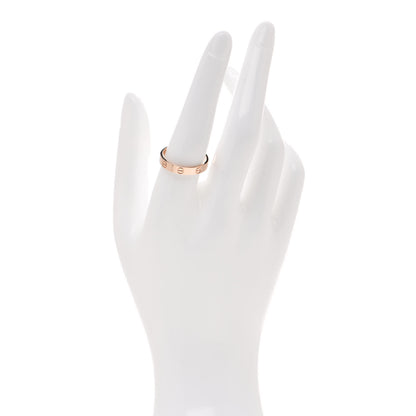 Cartier 18K Pink Gold 3.5mm LOVE Wedding Band Ring 58 8.5 2 of 5