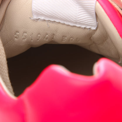 Gucci Calfskin Womens Rhyton Sneakers 38.5 Fluo Fuxia 8 of 10