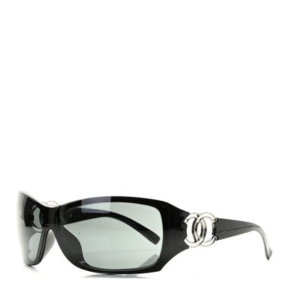 Chanel Acetate CC Sunglasses 0020 Black 1 of 7