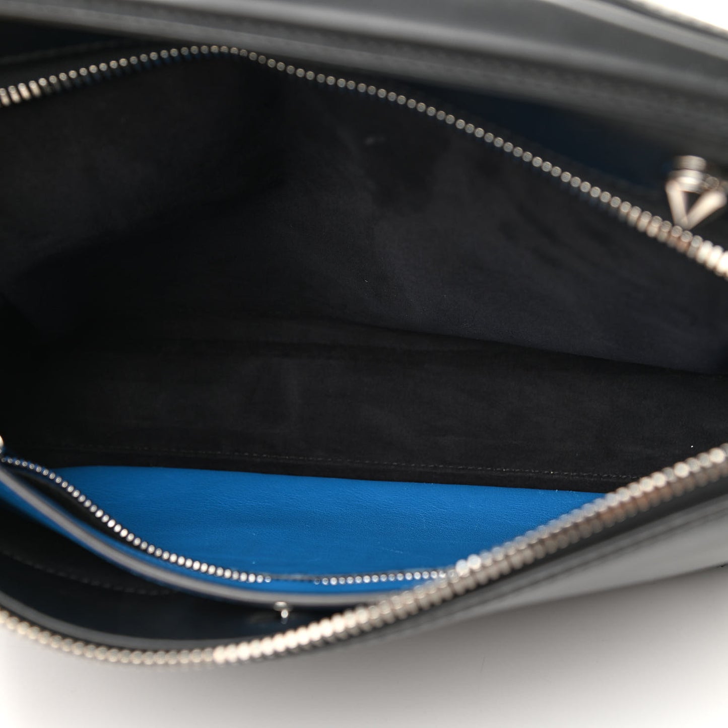 Vitello Baltico Dolce DotCom Satchel Black Blue Royal