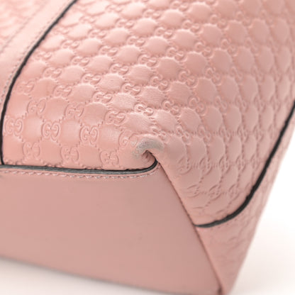 Gucci Soft Microguccissima Small Zippered Satchel Soft Pink 11 of 17