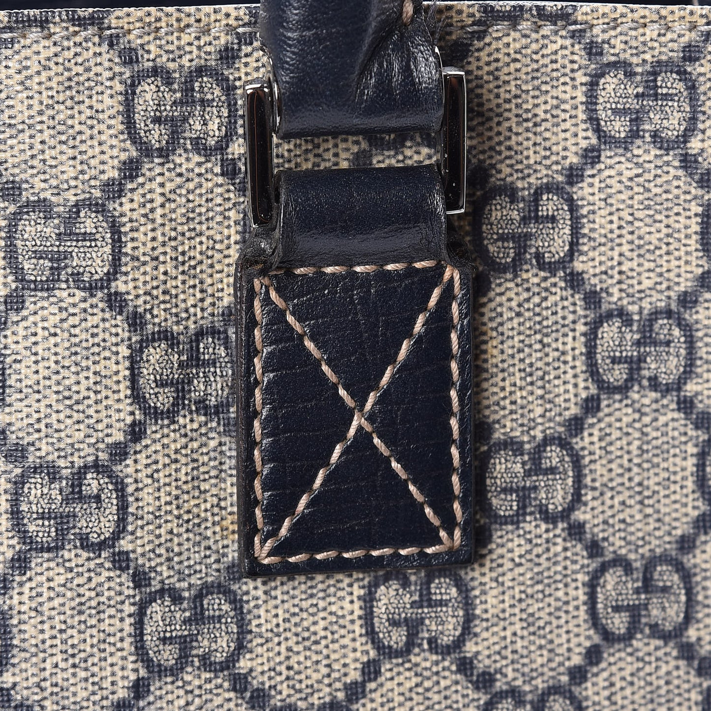GG Plus Monogram Small Vertical Tote Blue