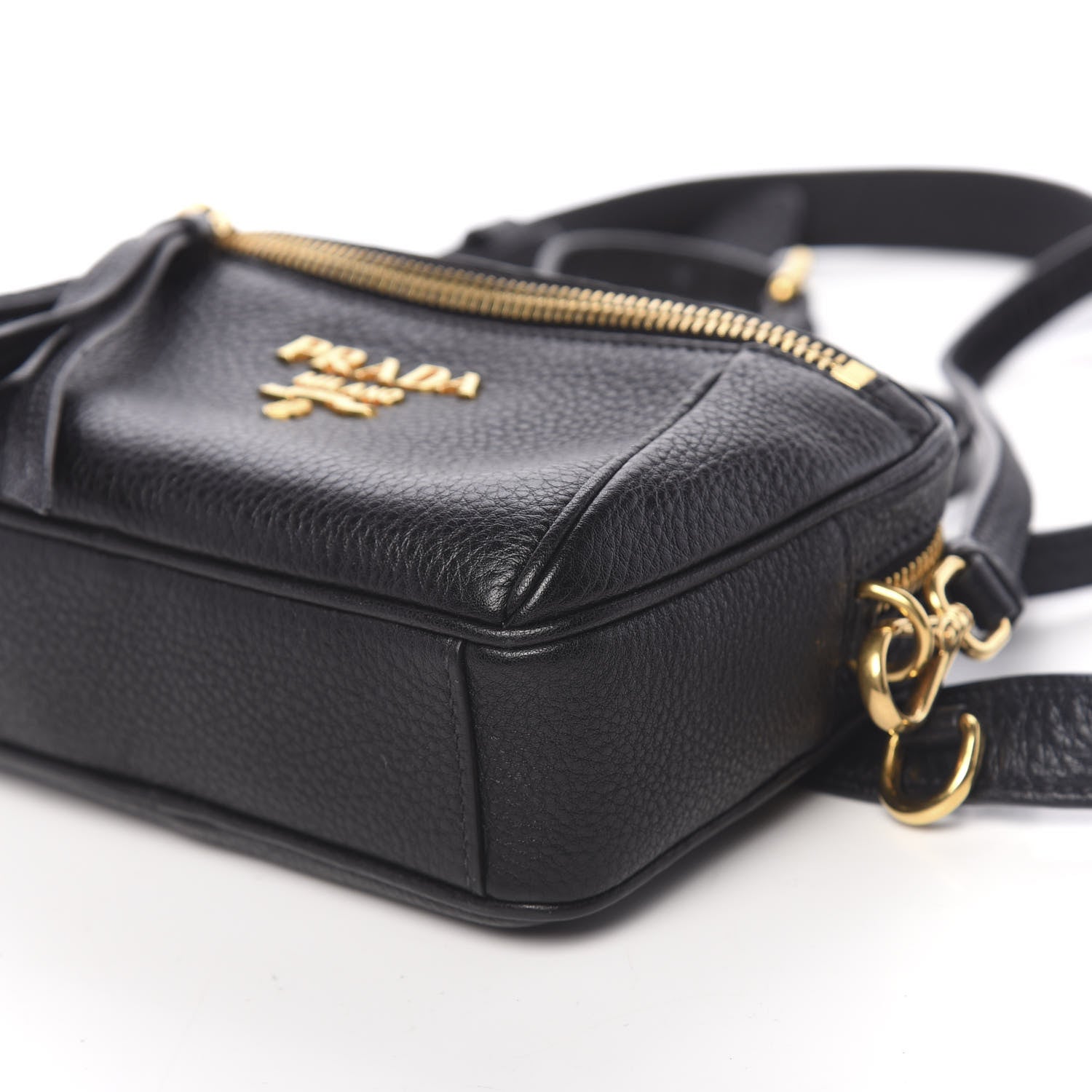 Prada Vitello Daino Belt Bag Black 12 of 12