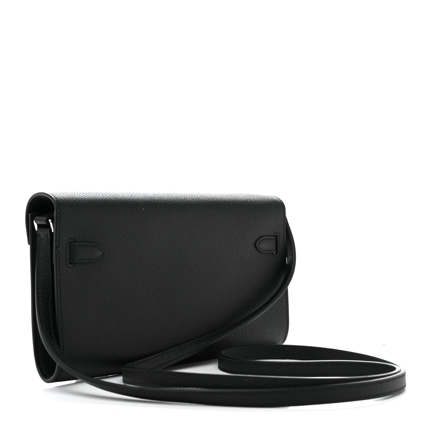 Hermes Epsom Kelly Wallet To Go Black 3 of 10