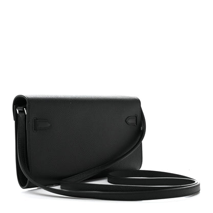 Hermes Epsom Kelly Wallet To Go Black 3 of 10