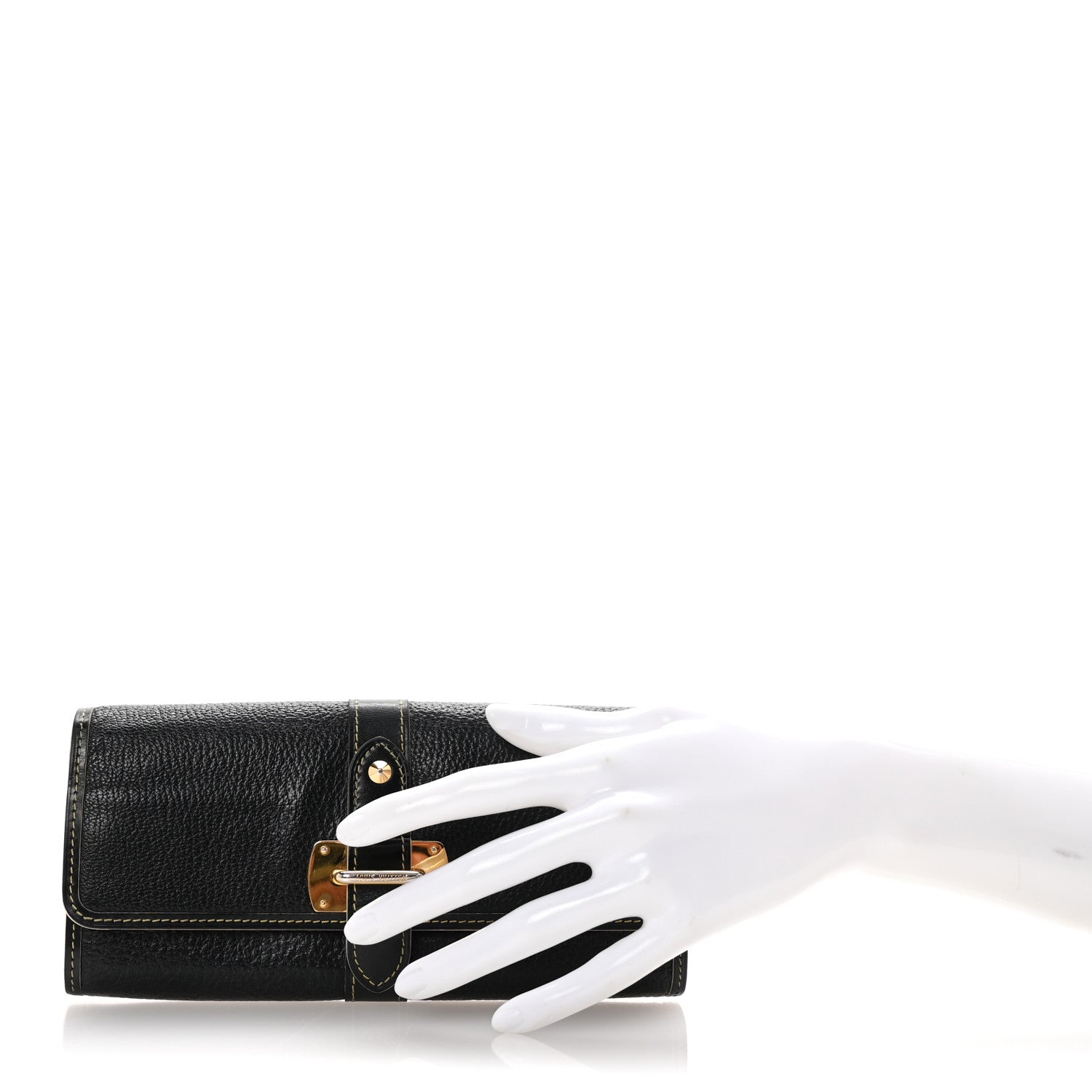 Louis Vuitton Suhali Le Favori Wallet Black 2 of 7