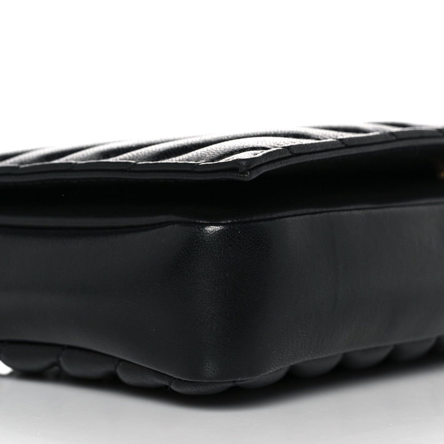 Lambskin Matelasse Monogram Kate 99 Black