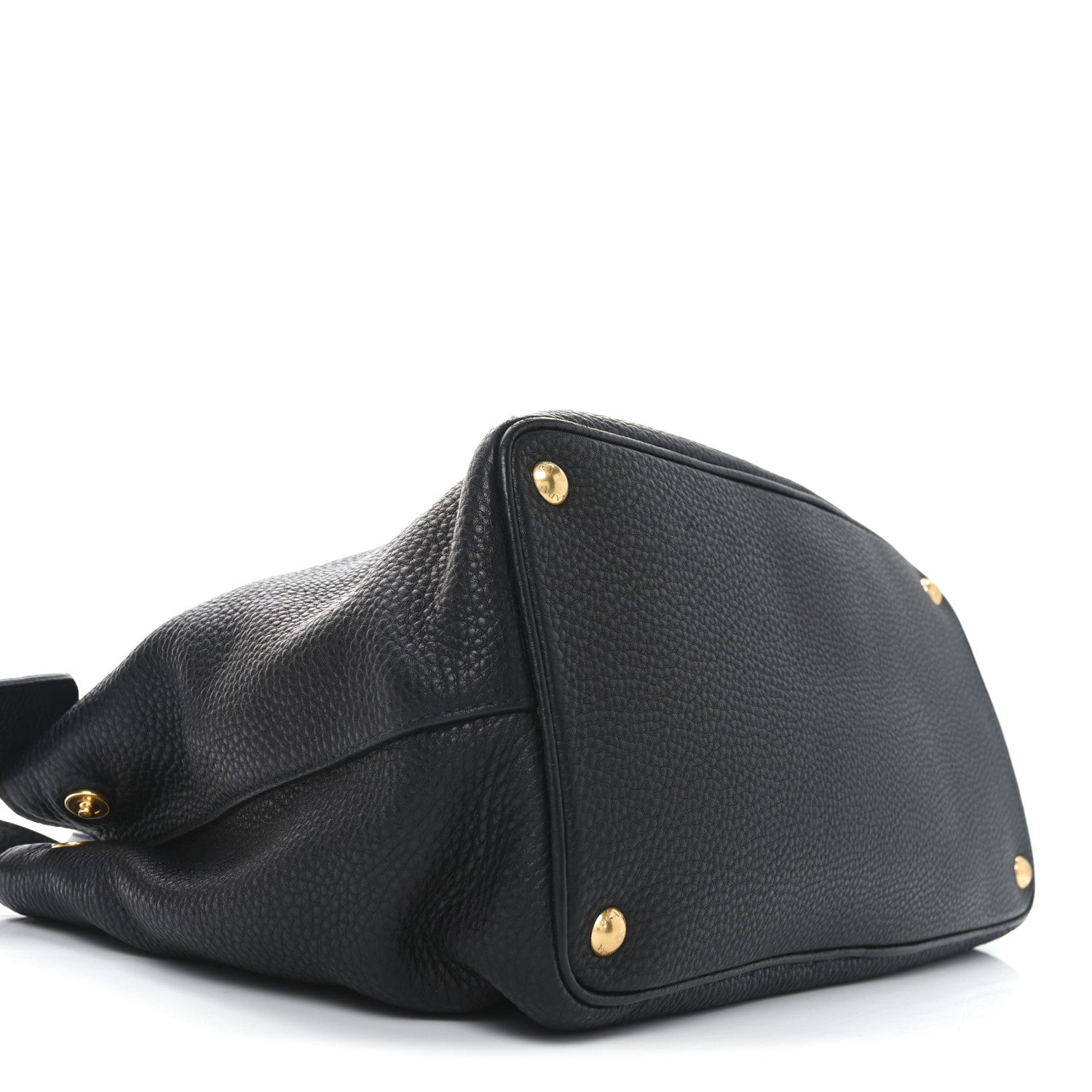 Prada Vitello Daino Shopping Tote Black 8 of 9