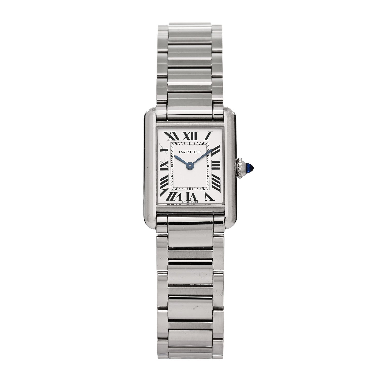 Cartier Stainless Steel 22mm Tank Must Quartz Watch 1 of 5