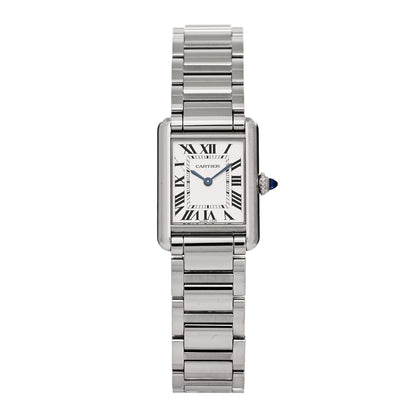 Cartier Stainless Steel 22mm Tank Must Quartz Watch 1 of 5
