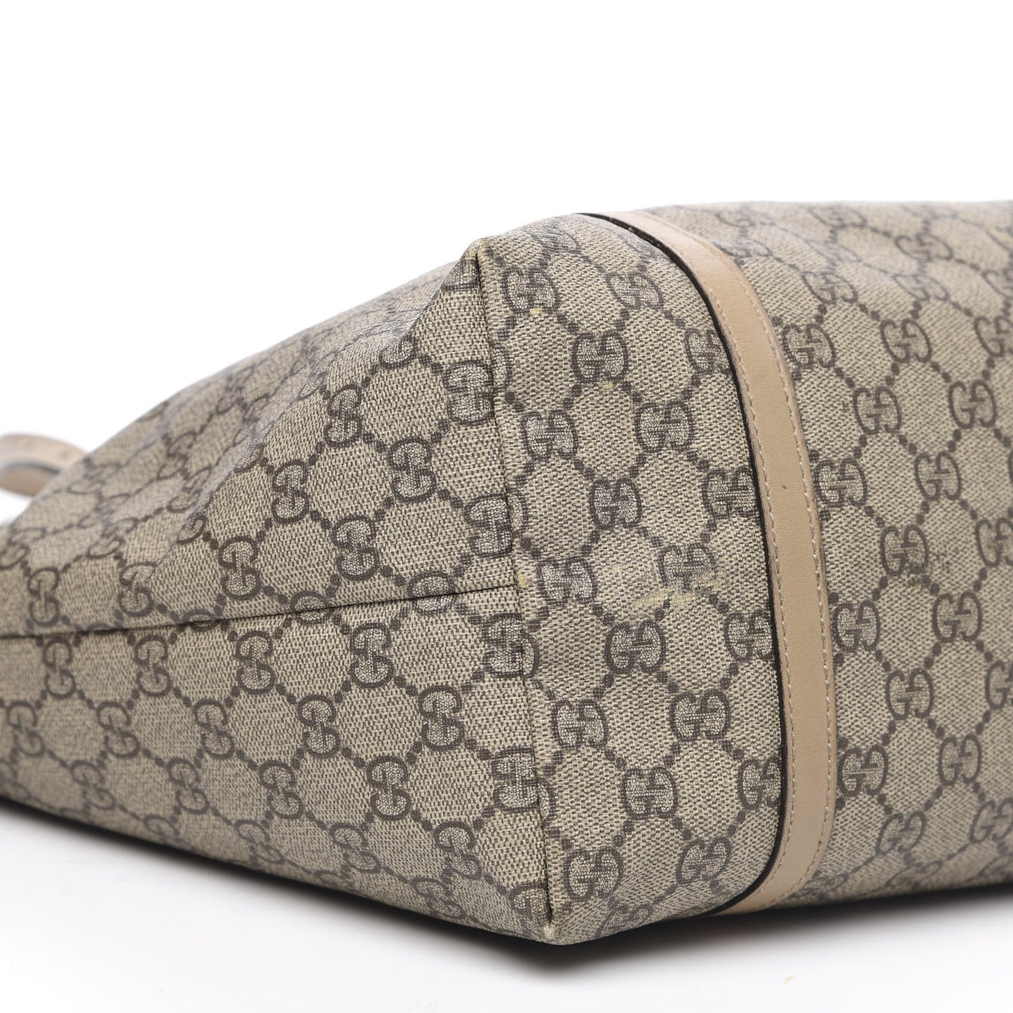GG Supreme Monogram Medium Nice Tote Beige