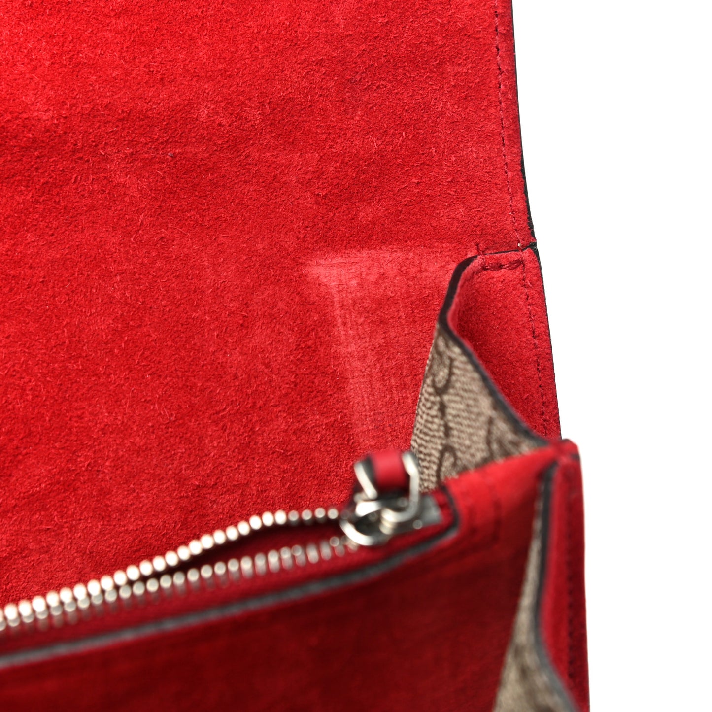 GG Supreme Monogram Small Dionysus Shoulder Bag Red