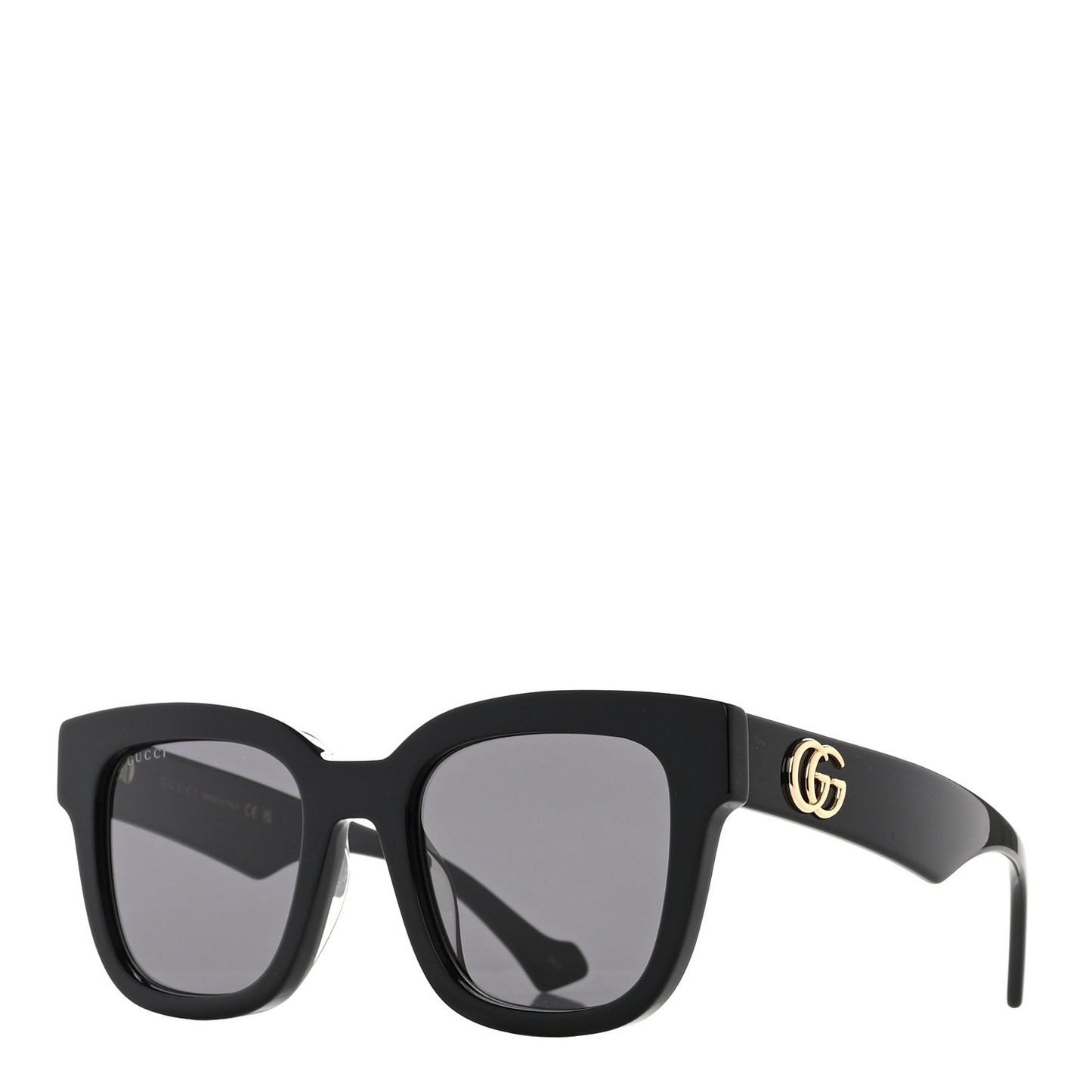 Rectangle 52mm Frame Sunglasses GG0998S Black