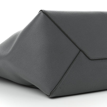 Celine Soft Grained Calfskin Small Belt Cabas Phantom Medium Grey 9 of 13