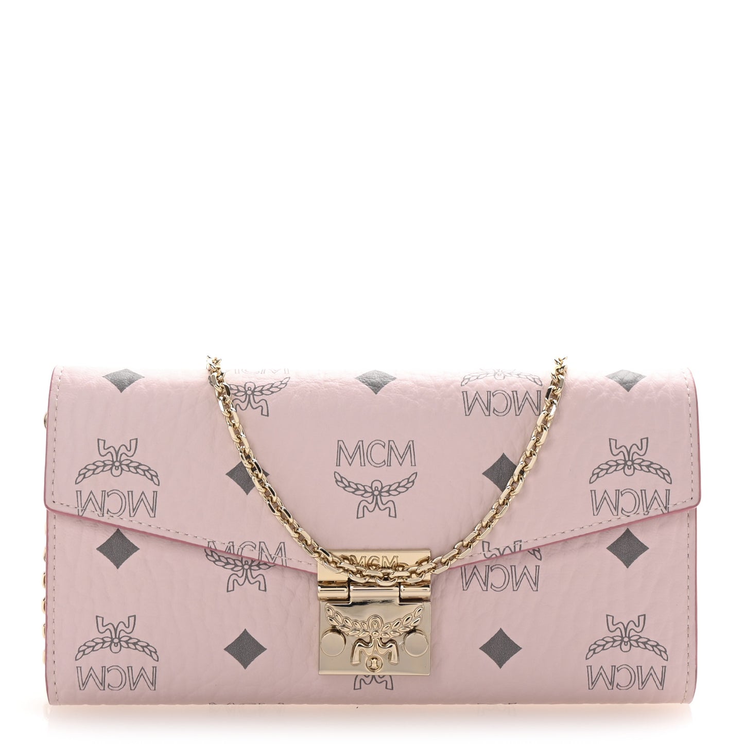 Visetos Large Patricia Wallet On Chain Soft Pink
