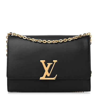 Louis Vuitton Calfskin Chain Louise GM NM Black 1 of 12