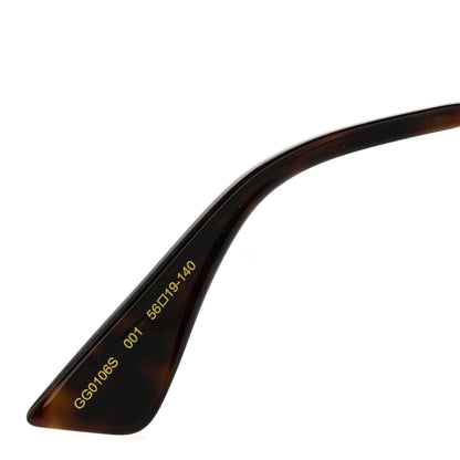 Gucci Acetate Oversize Square Frame GG0106S Sunglasses Black 7 of 8