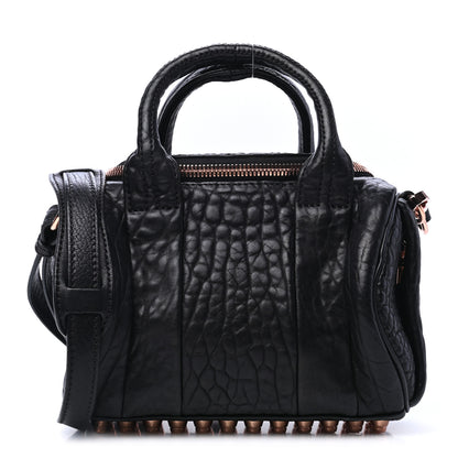 Alexander Wang Pebbled Lambskin Mini Rockie Black Rose Gold Hardware 1 of 5