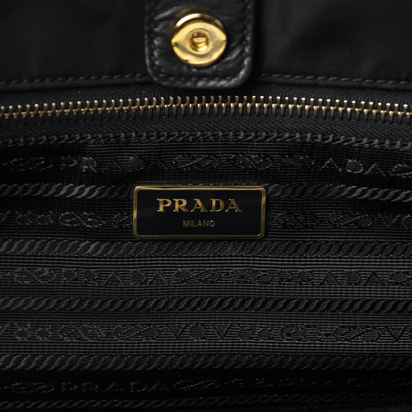 Tessuto Nylon Tote Black