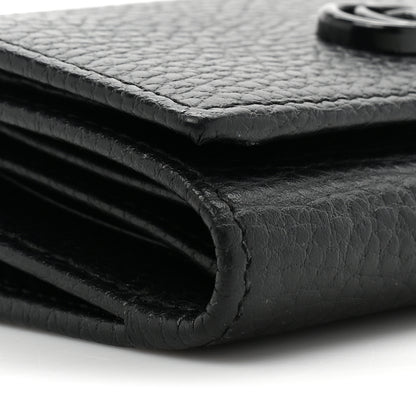 Gucci Dollar Calfskin Enamel Monochrome Medium GG Marmont Wallet 11 of 12