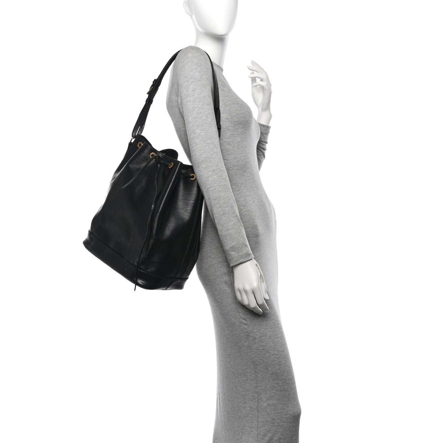 Louis Vuitton Epi Noe Black 2 of 13